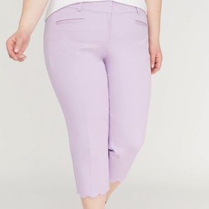 NWT Lane Bryant Allie Scalloped-Hem Crop